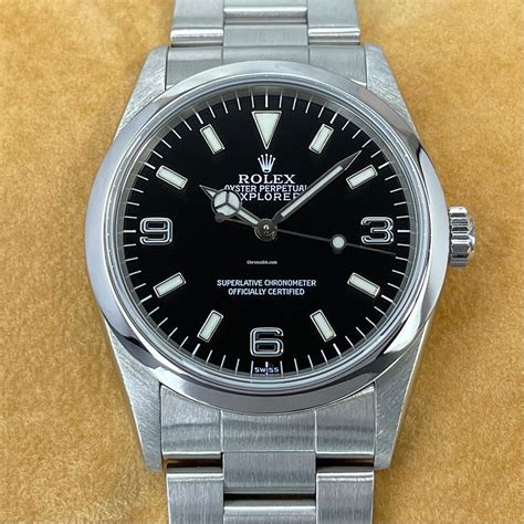 rolex explorer leather 14270|swiss dial rolex years.